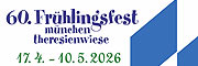 3 statt 2 Wochen: 60. M&uuml;nchner Fr&uuml;hlingsfest 2026 auf der Theresienwiese 17.04.-10.05.2026